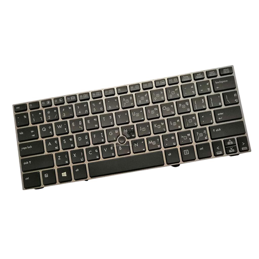 Keyboard TI for HP EliteBook 2170p 2170 with Gray Frame Backlit