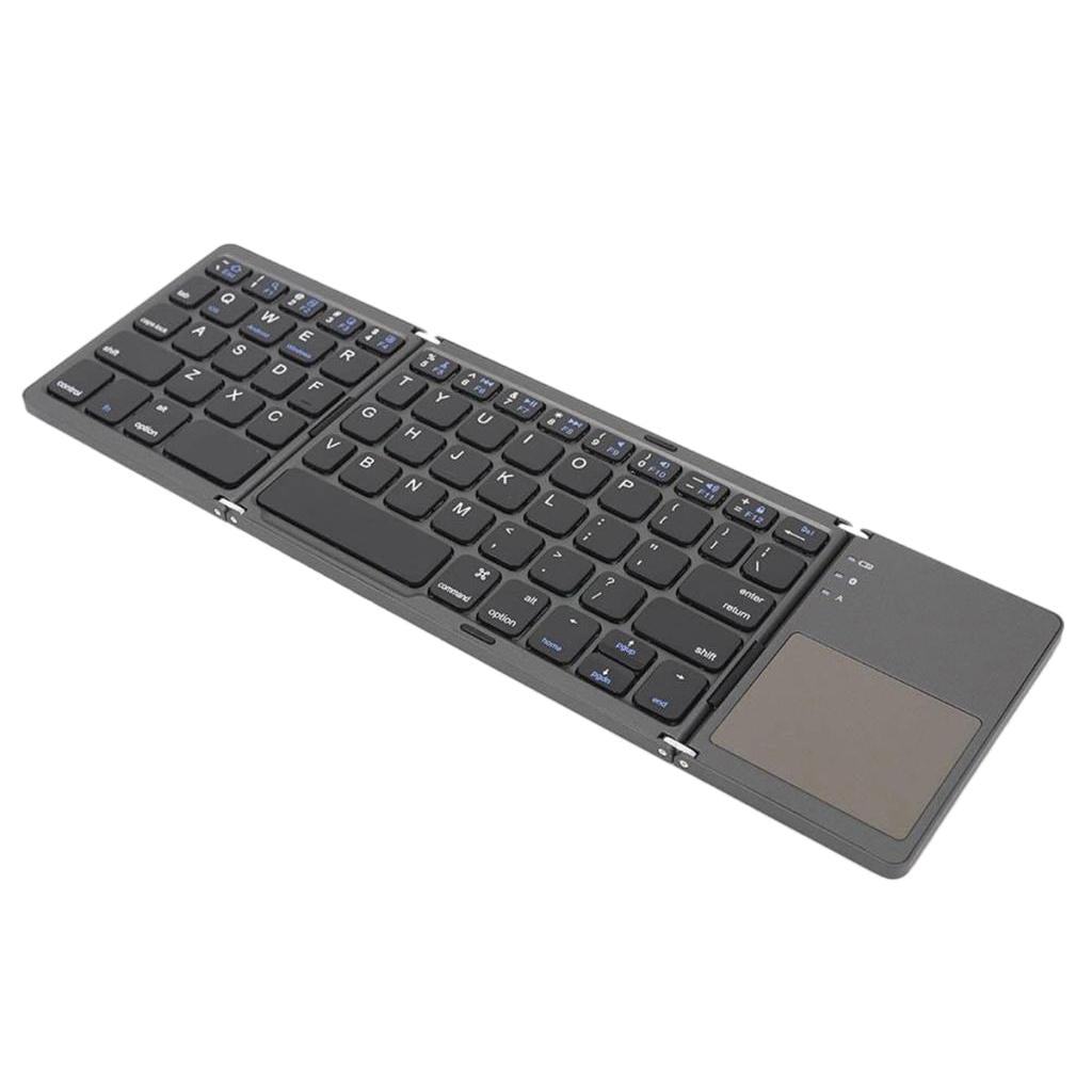 B033 Mini Bluetooth Folding Keyboard Keypad Touchpad Tablet Ipad Phone