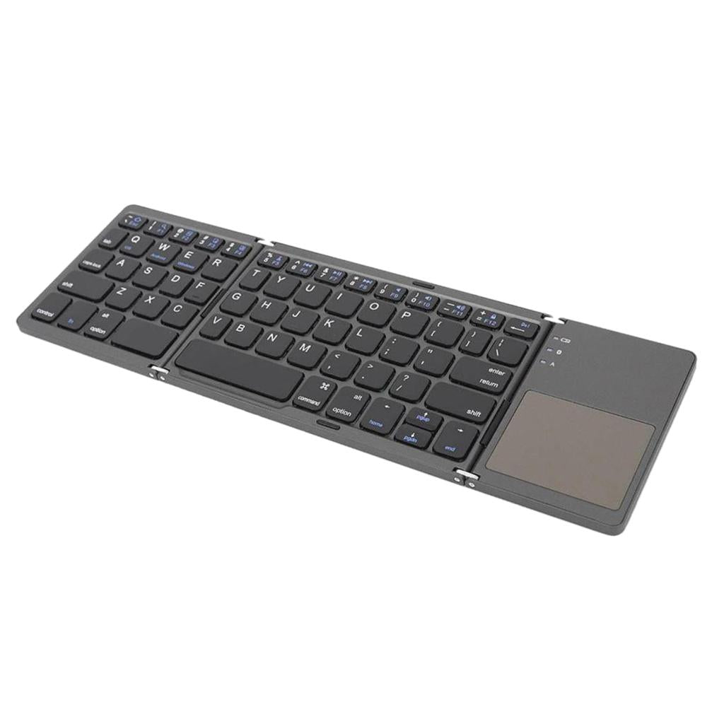 B033 Mini Bluetooth Folding Keyboard Keypad Touchpad Tablet Ipad Phone