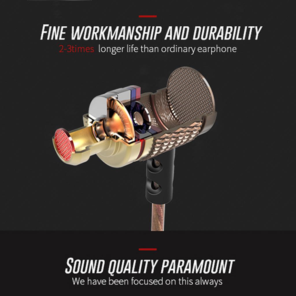 Bass Headset Stereo Headphones In-Ear 3.5mm Earbuds Earphones