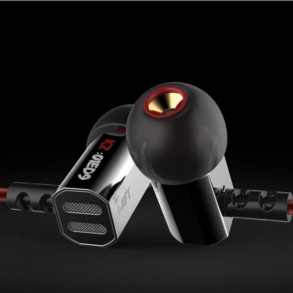 HEAVY DEEP BASS In-ear Earphones Headphones Metal Headset Black without Mic