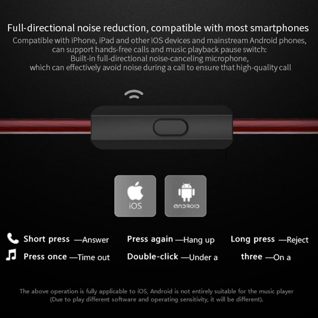 HEAVY DEEP BASS In-ear Earphones Headphones Metal Headset Silver without Mic