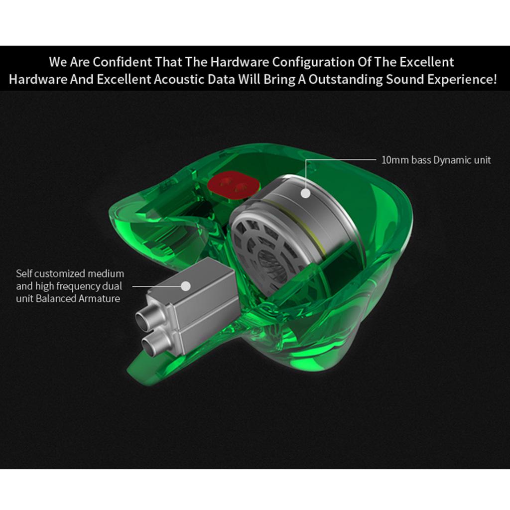 3.5mm Stereo Earphone Headset Headphone Ergonomic EarBuds Red With Mic