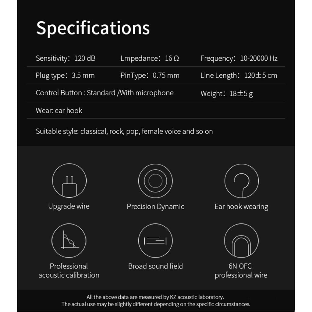 Detachable Cable Earpiece 3D Stereo Headphone Headset In-ear Earphone Earbud