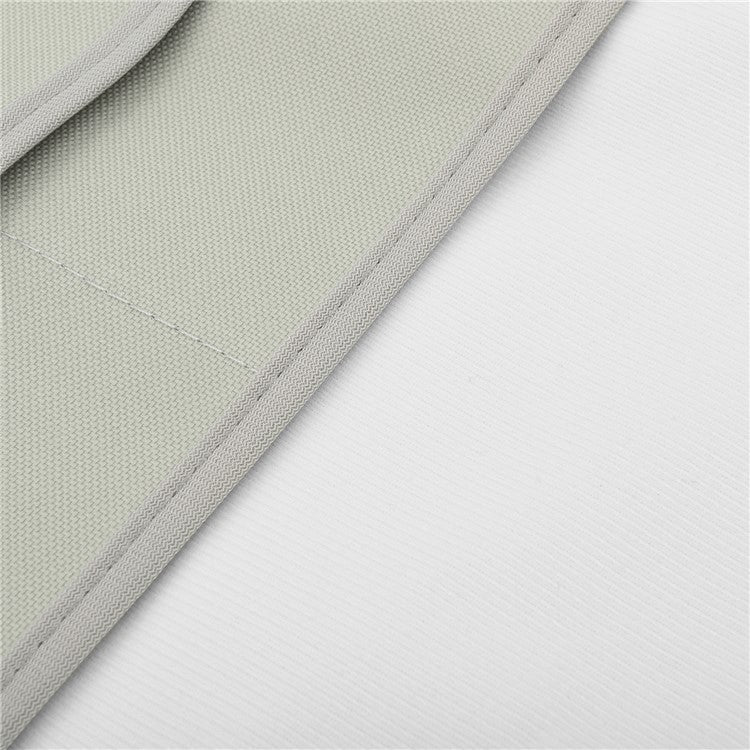 TXESIGN For iMac 24-Inch Computer Monitor Display Screen Dust Cover PU Leather Storage Sleeve Protective Case - Silver-grey