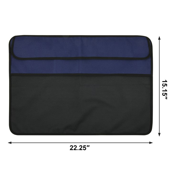 TXESIGN For iMac 24-Inch Computer Monitor Display Screen Dust Cover PU Leather Storage Sleeve Protective Case - Dark Blue