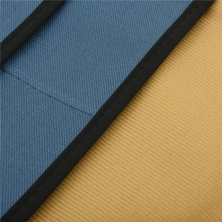 TXESIGN For iMac 24-Inch Computer Monitor Display Screen Dust Cover PU Leather Storage Sleeve Protective Case - Navy Blue