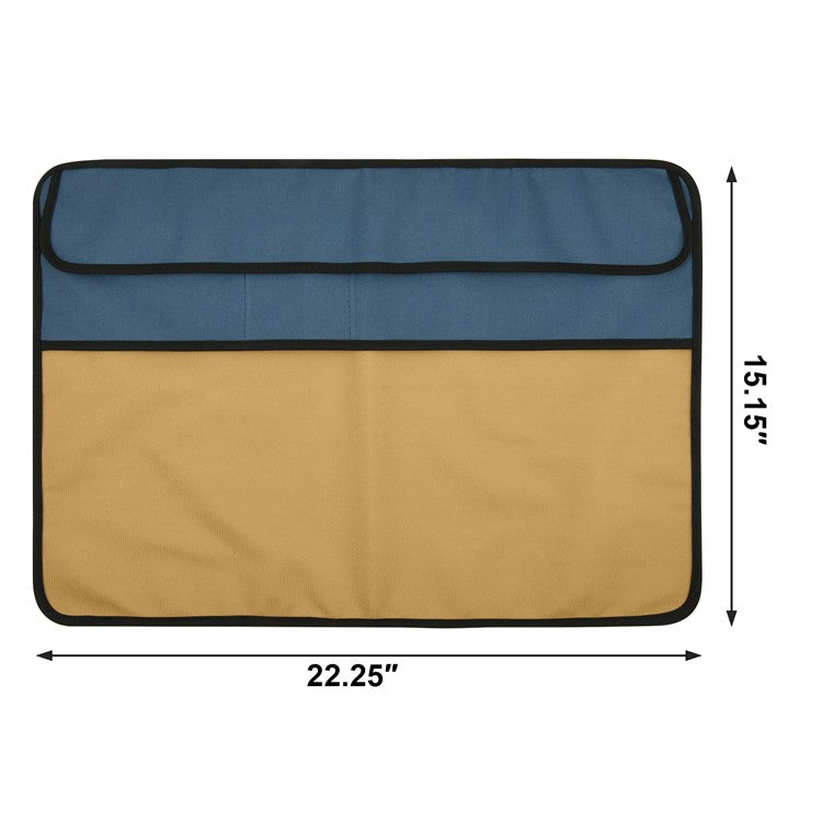 TXESIGN For iMac 24-Inch Computer Monitor Display Screen Dust Cover PU Leather Storage Sleeve Protective Case - Navy Blue