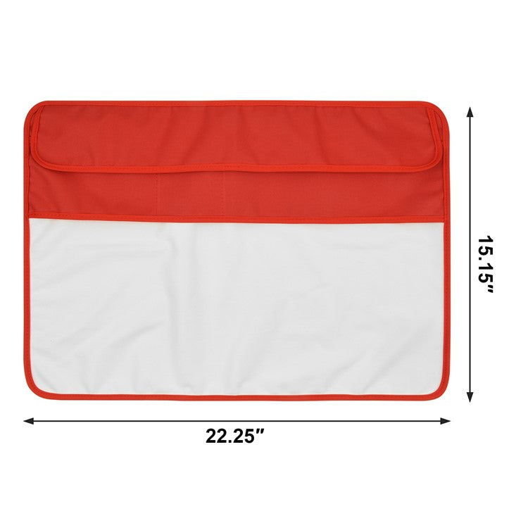 TXESIGN For iMac 24-Inch Computer Monitor Display Screen Dust Cover PU Leather Storage Sleeve Protective Case - Red