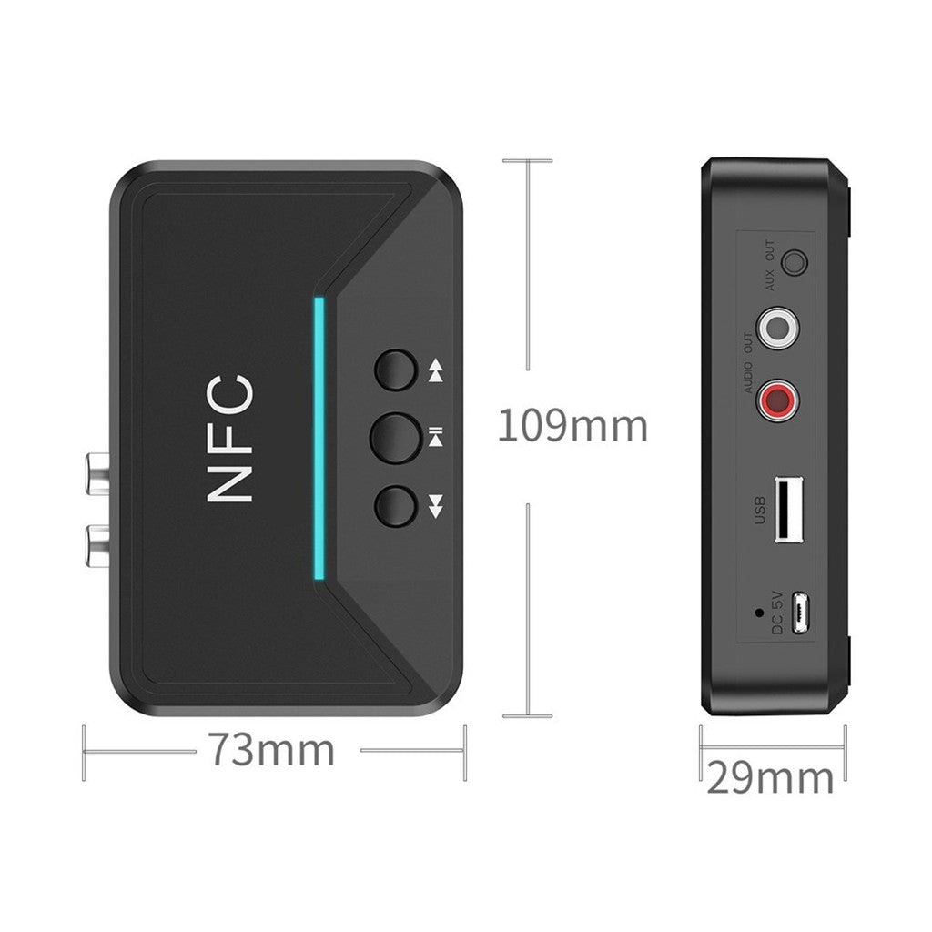 Receiver Adapter NFC 3.5mm Audio Stereo Receiver Dongle