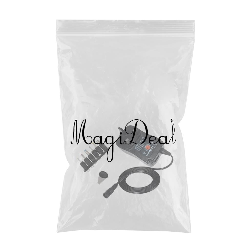 30W Universal DC 3V-12V Adjustable Voltage Power Supply with 6 Plug UK Plug