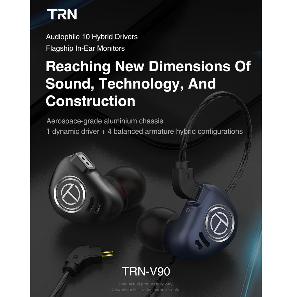 In Ear HiFi Bass Sports Stereo Earbuds Detachable Headphones Navy with Mic