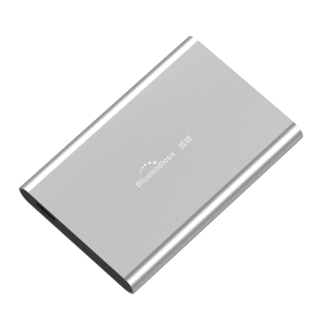 2.5" USB 3.0 High Speed Mobile Hard Drive HDD 5400RPM 8MB Cache Silver 250G