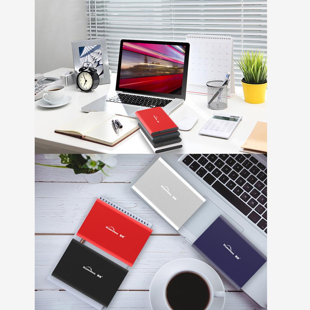 2.5" USB 3.0 High Speed Mobile Hard Drive HDD 5400RPM 8MB Cache Silver 250G