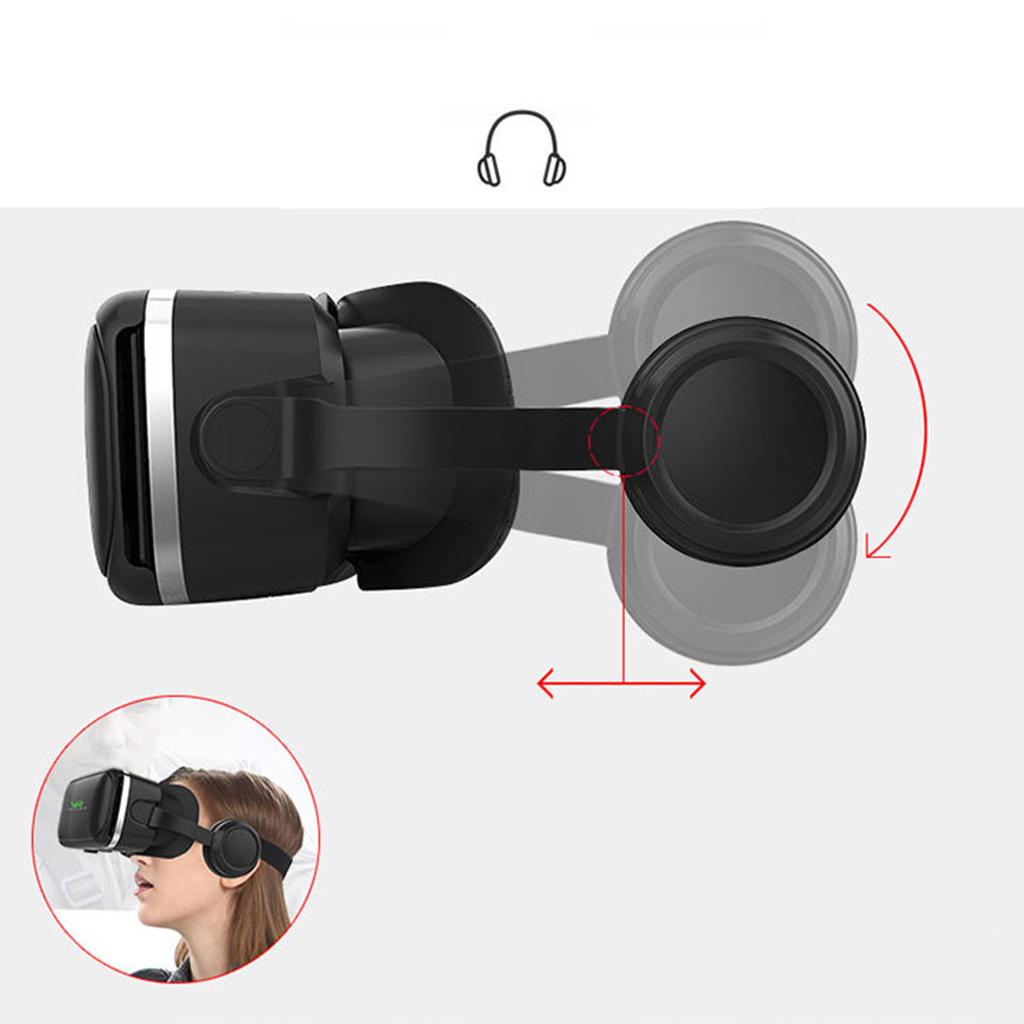 3D VR Headset Virtual Reality Glasses with Game handle