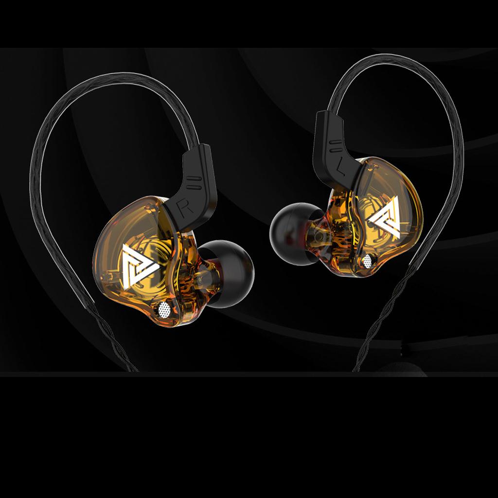 QKZ AK6 In Ear 3.5mm Sport Earphones with Mic Yellow