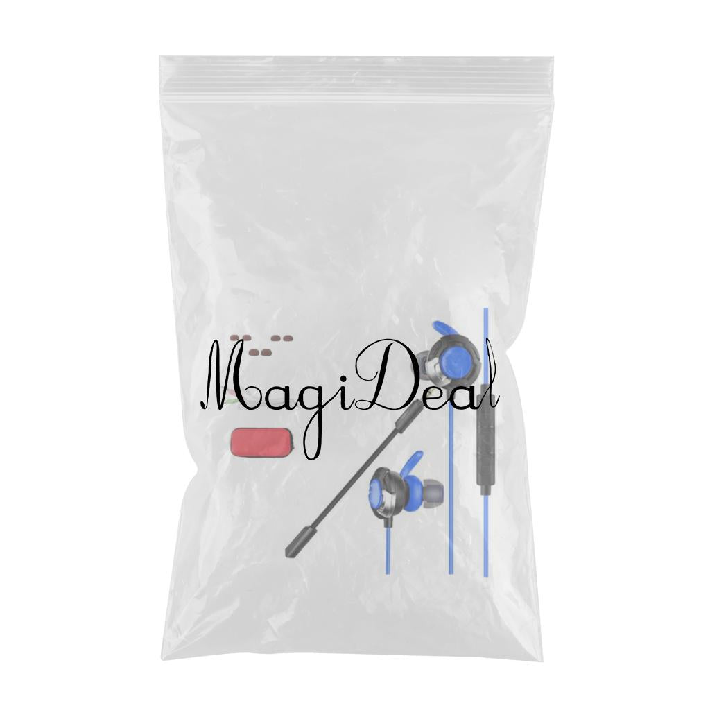 Wired Gaming Earphones with Mic Volume Control and Noise Isolating Blue B