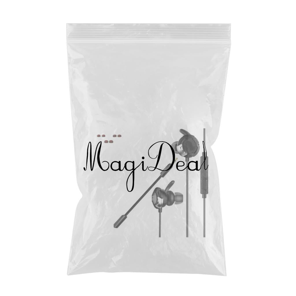 Wired Gaming Earphones with Mic Volume Control and Noise Isolating Black A