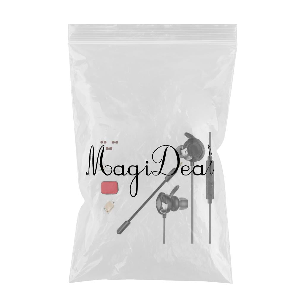 Wired Gaming Earphones with Mic Volume Control and Noise Isolating Black C