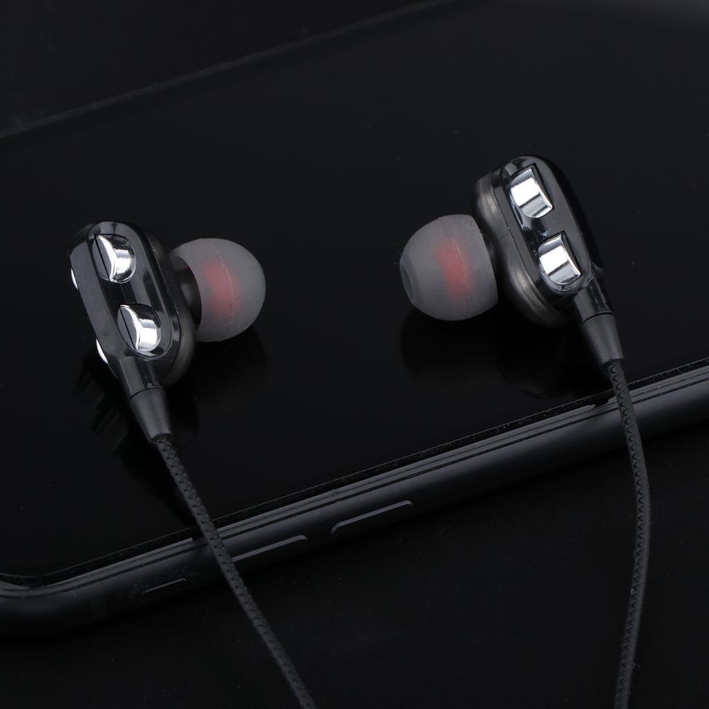 HEAVY DEEP BASS In-ear Earphones Headphones Metal Headsets Black 1