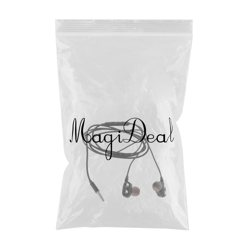 HEAVY DEEP BASS In-ear Earphones Headphones Metal Headsets Black 1