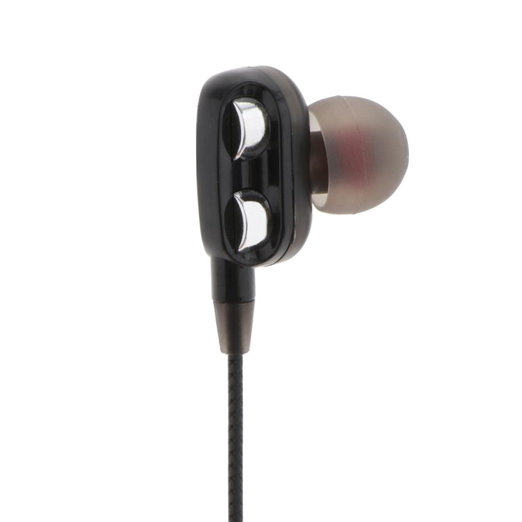 HEAVY DEEP BASS In-ear Earphones Headphones Metal Headsets Black 1