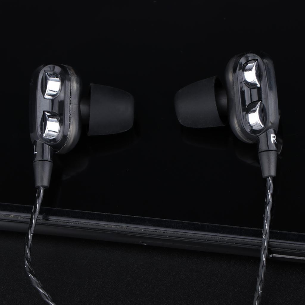 HEAVY DEEP BASS In-ear Earphones Headphones Metal Headsets Black 2
