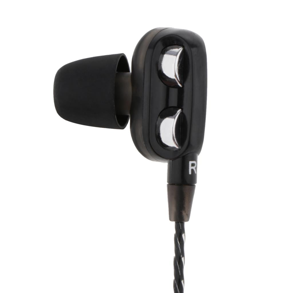 HEAVY DEEP BASS In-ear Earphones Headphones Metal Headsets Black 2