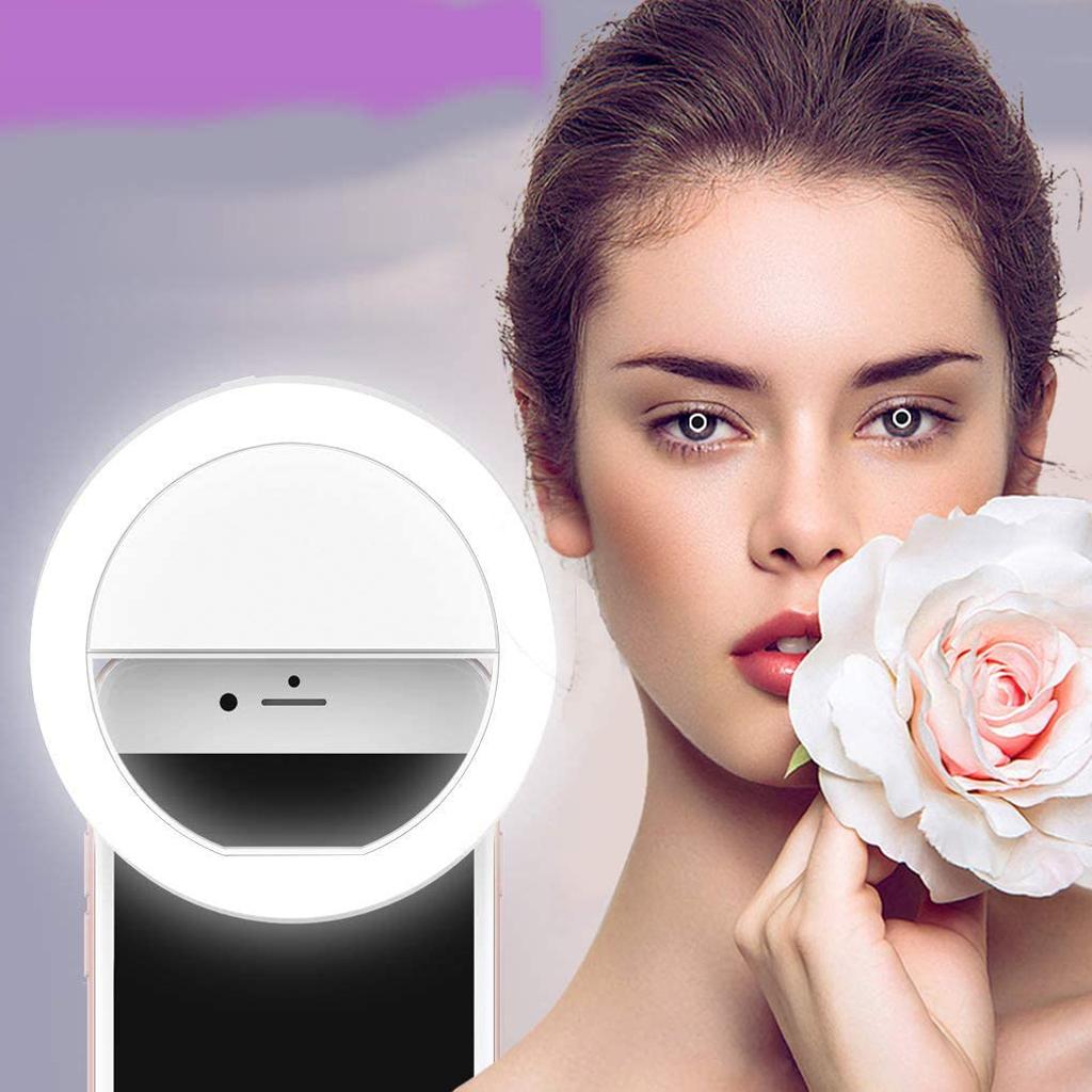 LED Ring Light Round Selfie Lamp For Live Show Taking Pictures Battery Type