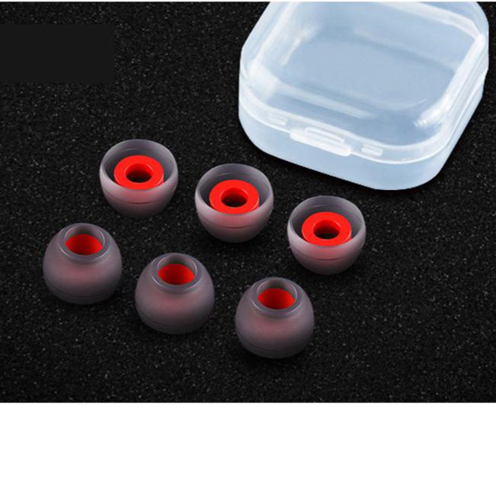 3Pairs Universal Ear Buds Gel Earbuds Earphone Tips M