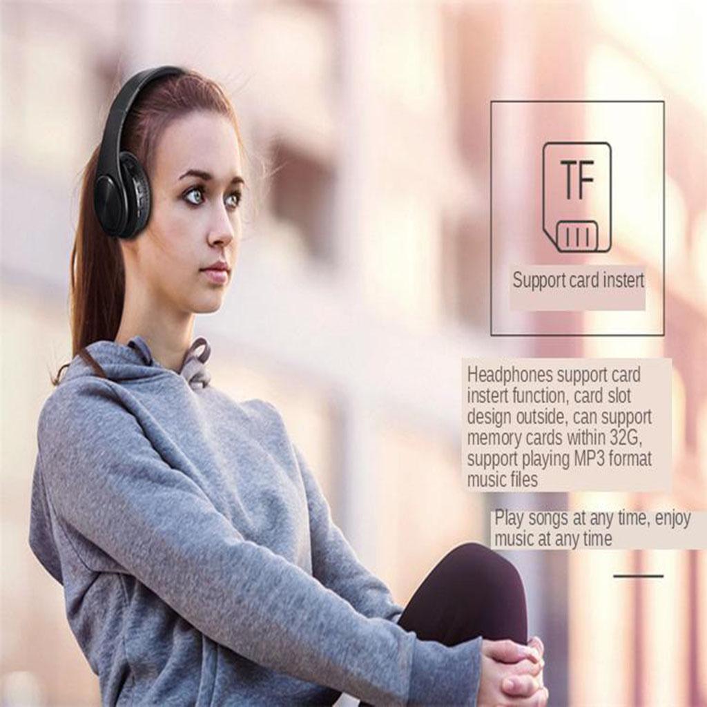 Headphones Earphone Microphone Black Red