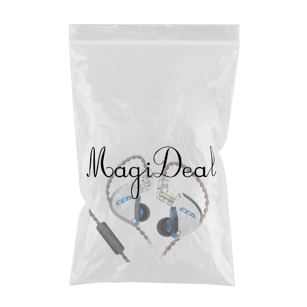 12 Unit Hybrid Technology Noise-Cancelling In Ear Earphones Blue with Mic