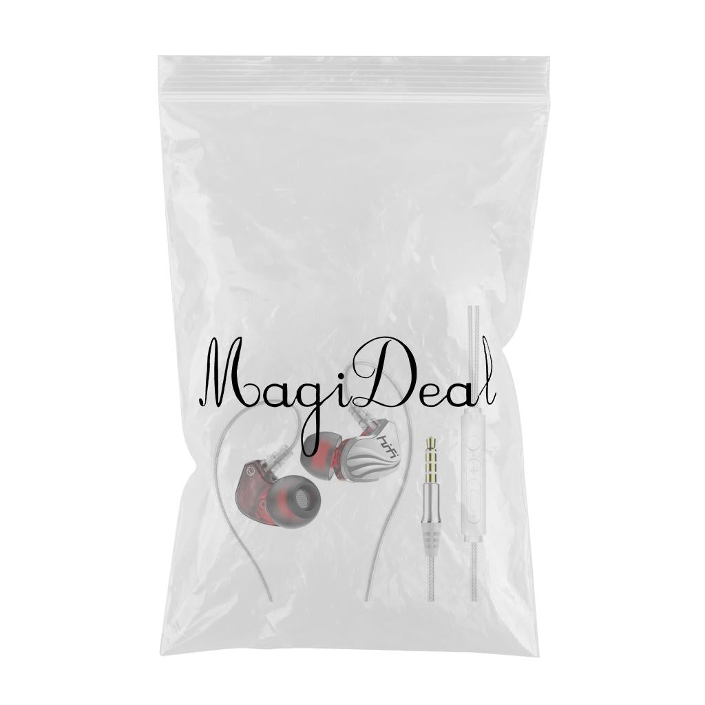 S2000 Earphone Earbud Microphone with Mic 3.5mm Silver 1.2m Cable