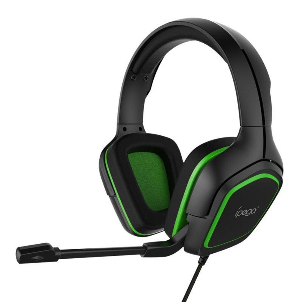 Over Ears Gaming Headset with Mic Microphone for PS4 PC Green