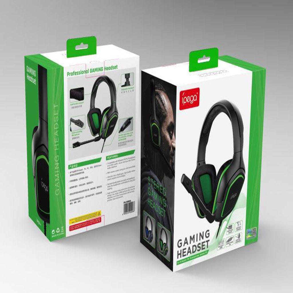 Over Ears Gaming Headset with Mic Microphone for PS4 PC Green