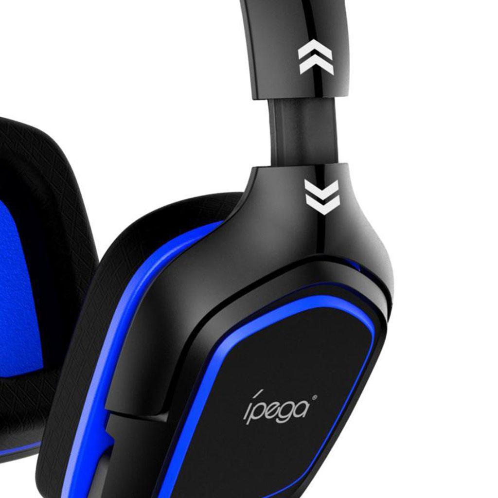 Over Ears Gaming Headset with Mic Microphone for PS4 PC Blue