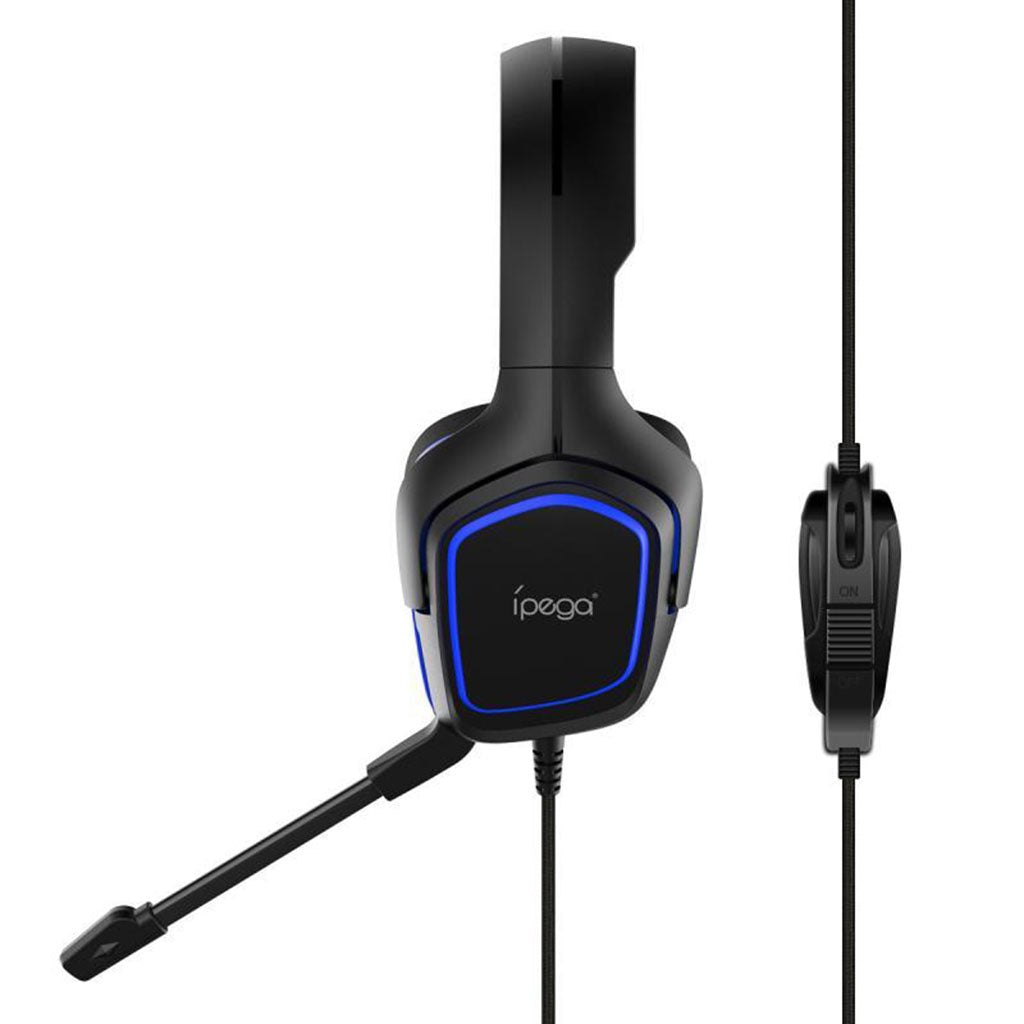 Over Ears Gaming Headset with Mic Microphone for PS4 PC Blue