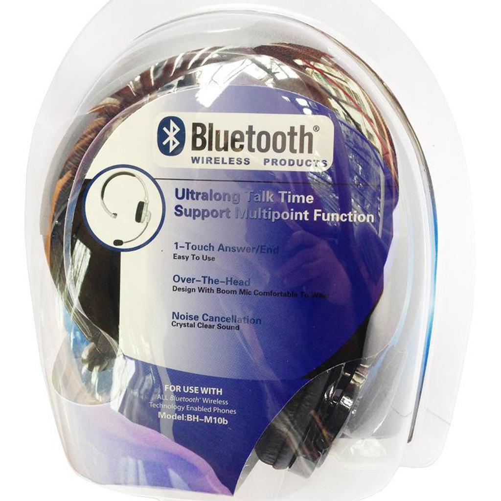 Mono Hands-free Head-mounted Bluetooth Telephone Headset with Mic