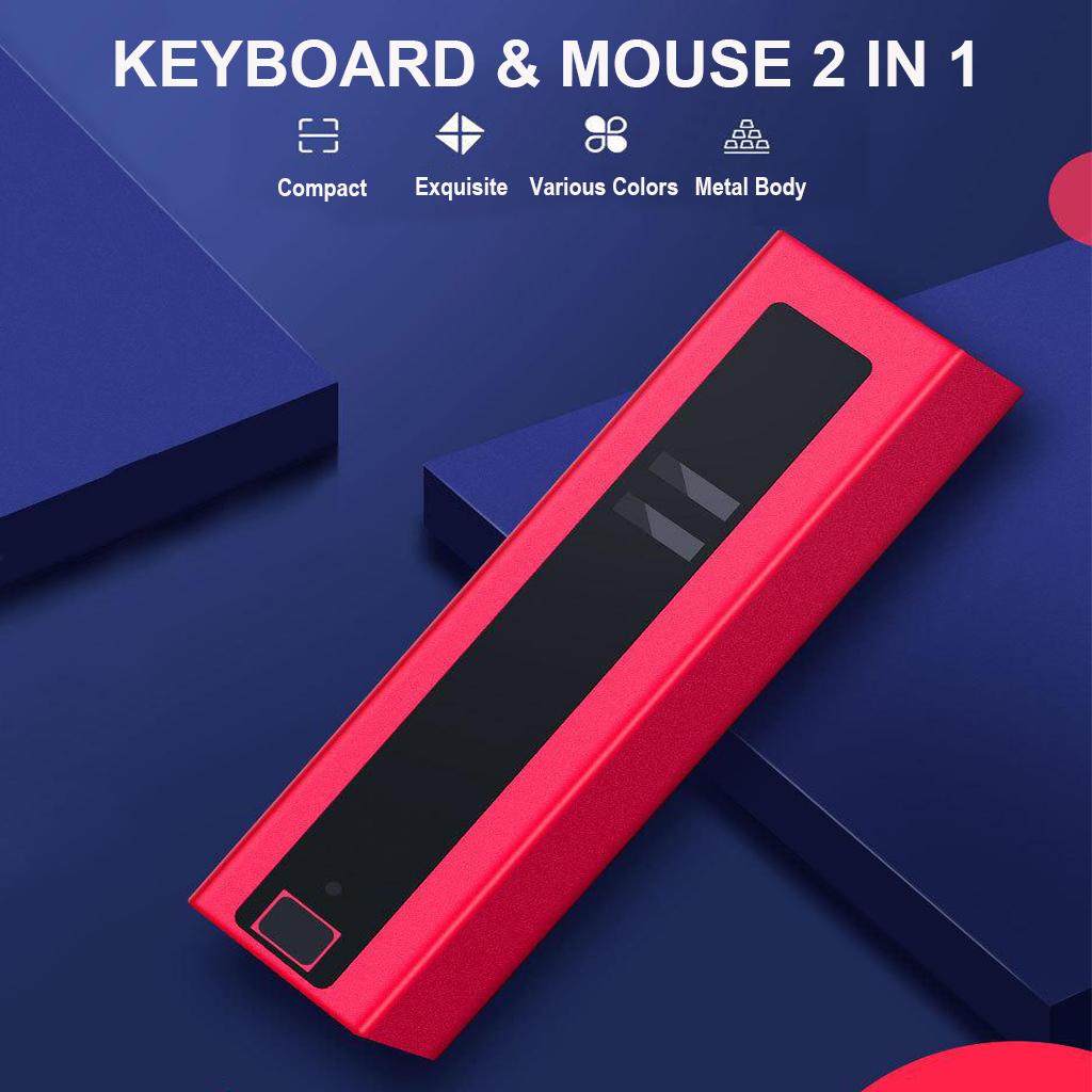 Mini Cool Bluetooth Wireless Laser Projection Virtual Keyboard Rose Gold