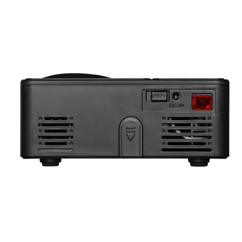 New Home Theater Cinema HDMI Portable HD Projector Entertainment Black