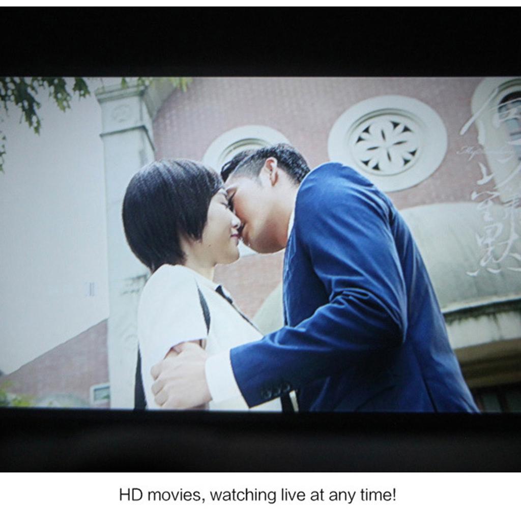 New Home Theater Cinema HDMI Portable HD Projector Entertainment Black