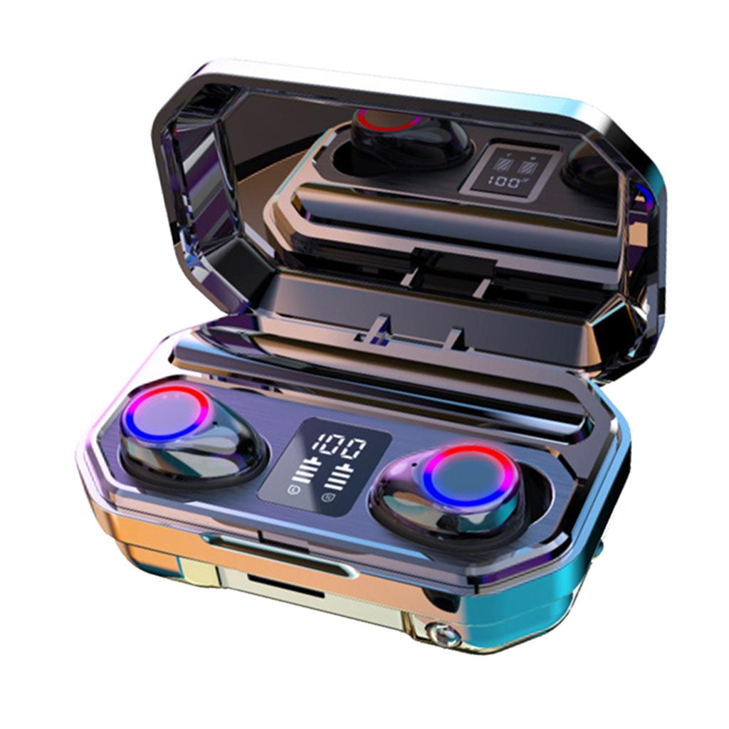 3500mAh LED Bluetooth Wireless Headphones In-Ear Earbuds Headsets Black