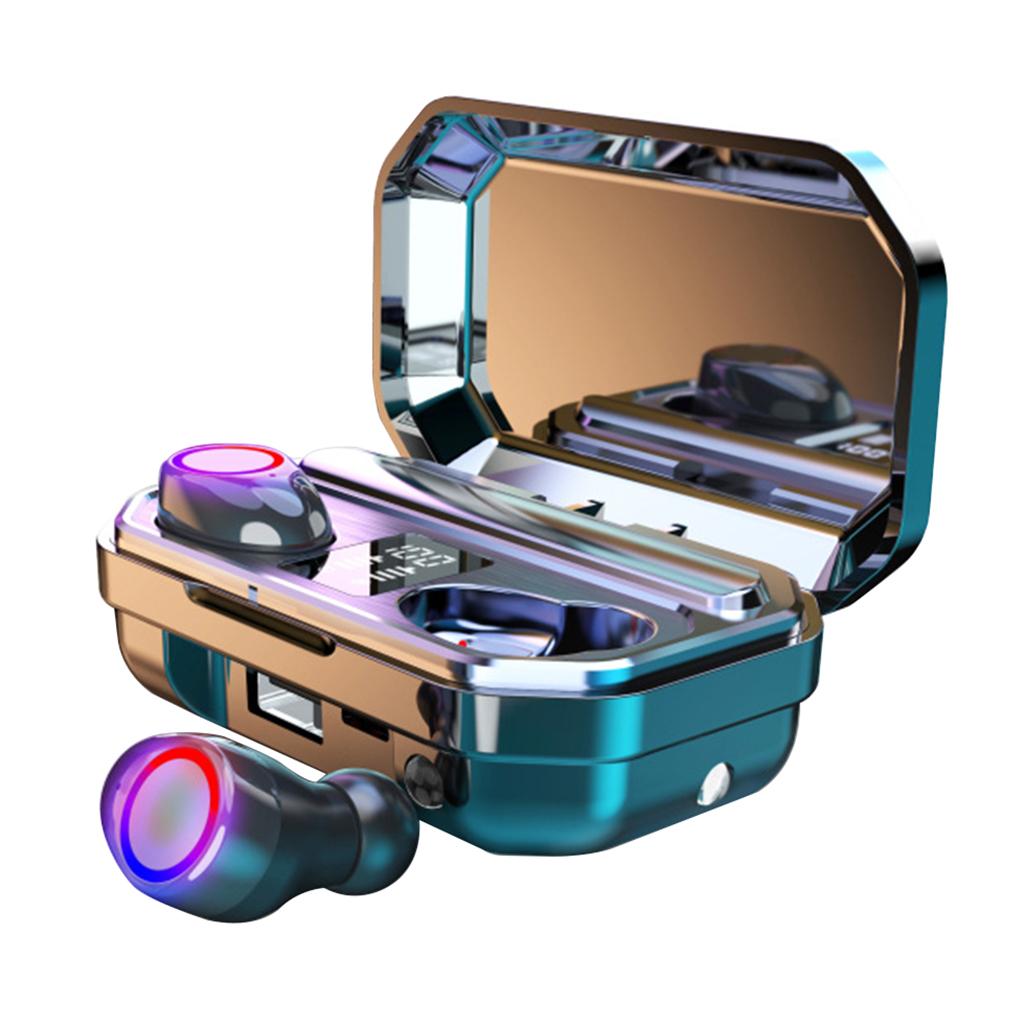 3500mAh LED Bluetooth Wireless Headphones In-Ear Earbuds Headsets Black