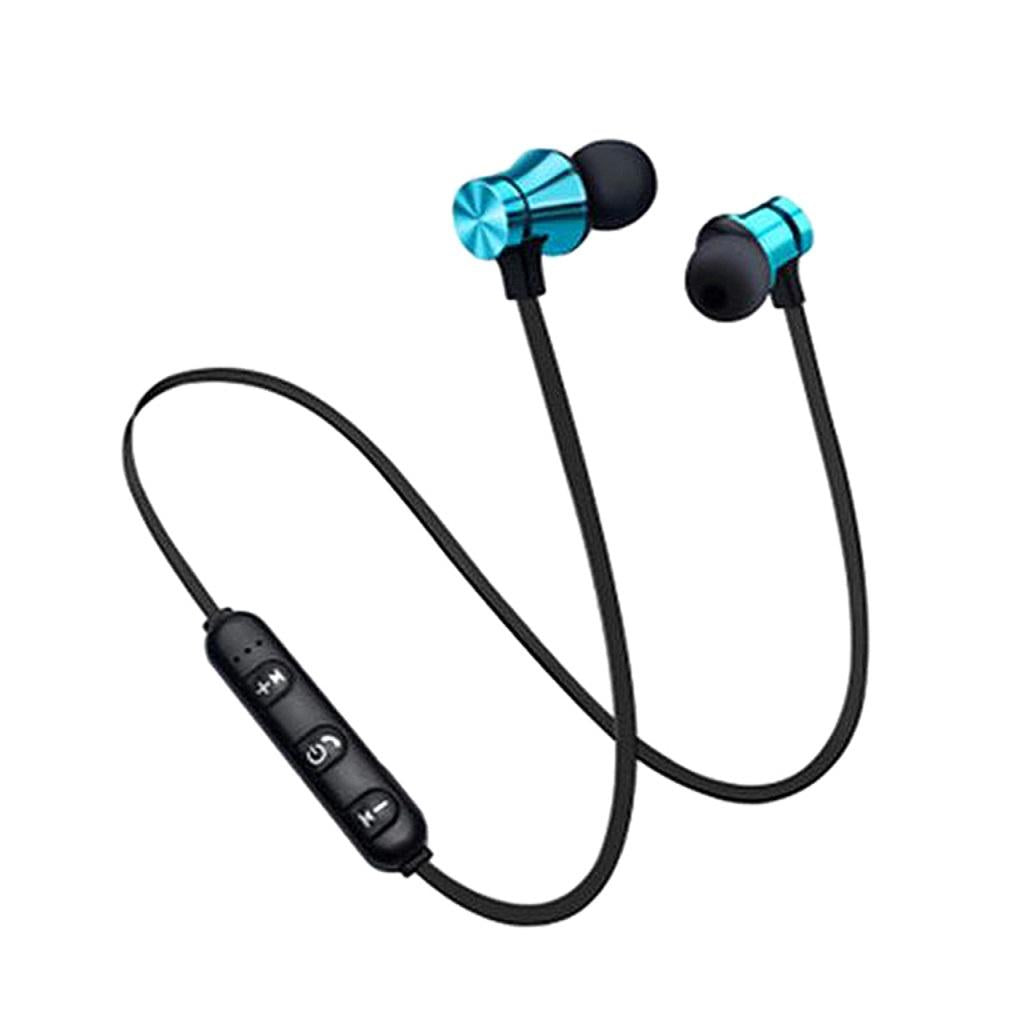 Magnetic Bluetooth In-ear Earphone Sport Blue