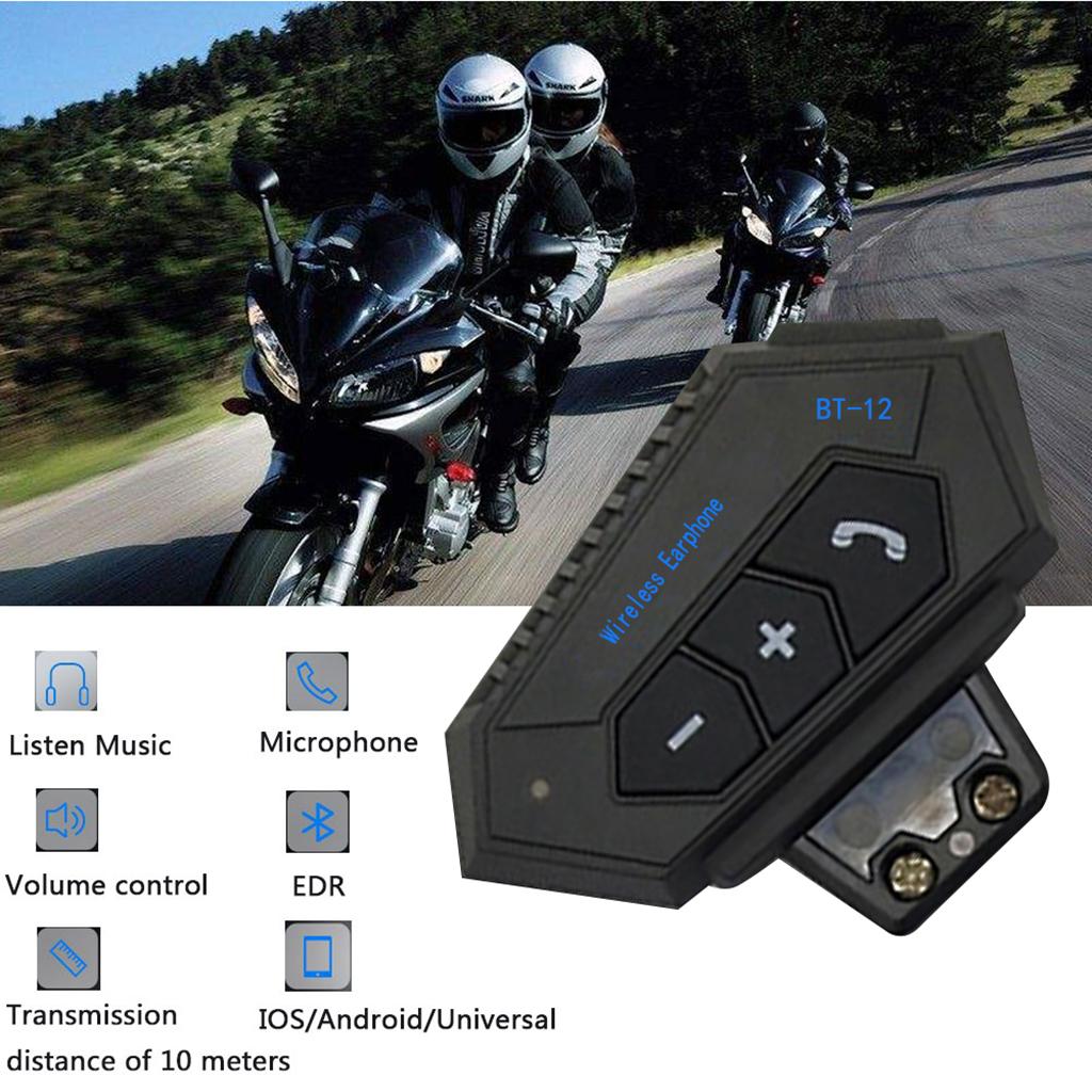 10m Bluetooth Motorcycle Headset Helmet Interphone Intercom Headset