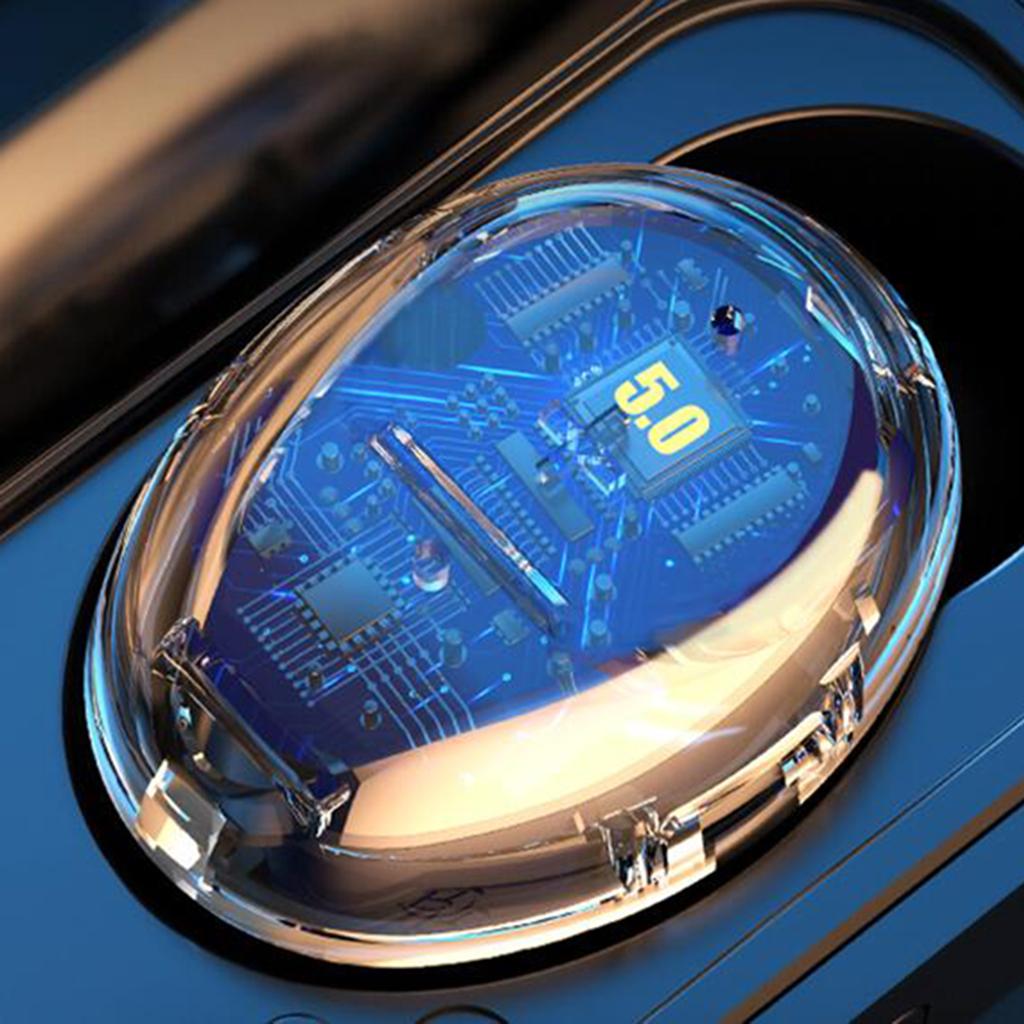 F9 TWS5.0 Stereo Wireless Earbuds with Large Capacity LED Display Case