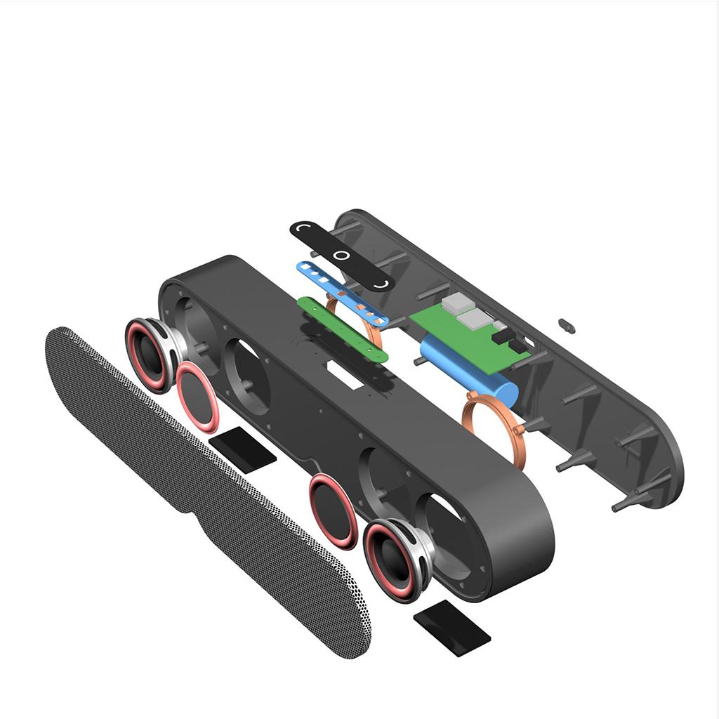 F1 Plus Wireless Bluetooth Speaker Sound box HiFi Bass Loudspeaker Black