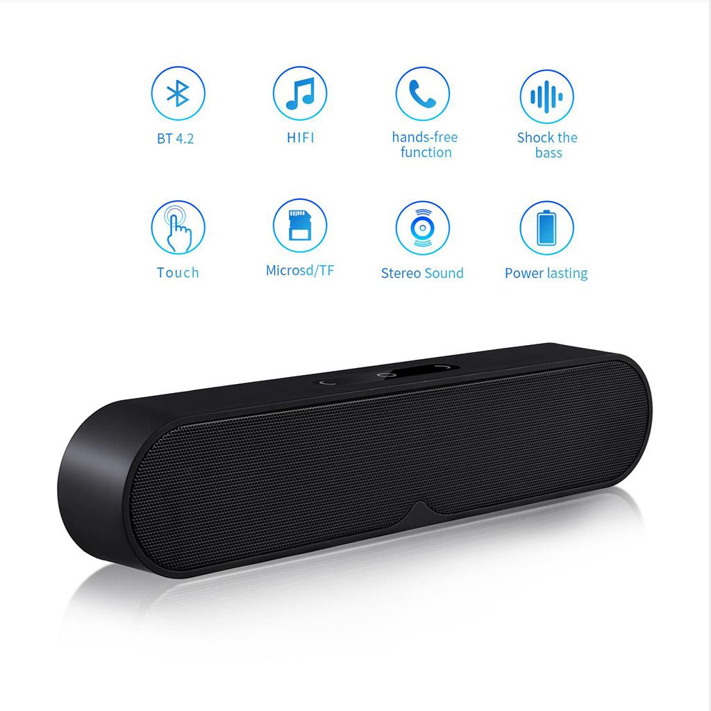 F1 Plus Wireless Bluetooth Speaker Sound box HiFi Bass Loudspeaker Red