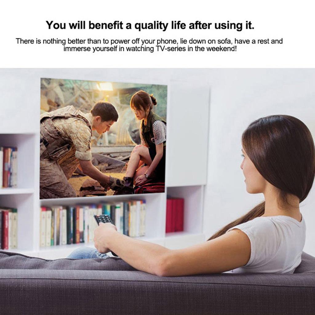 LED Home Theater Cinema HDMI Portable HD Projector Entertainment US Plug