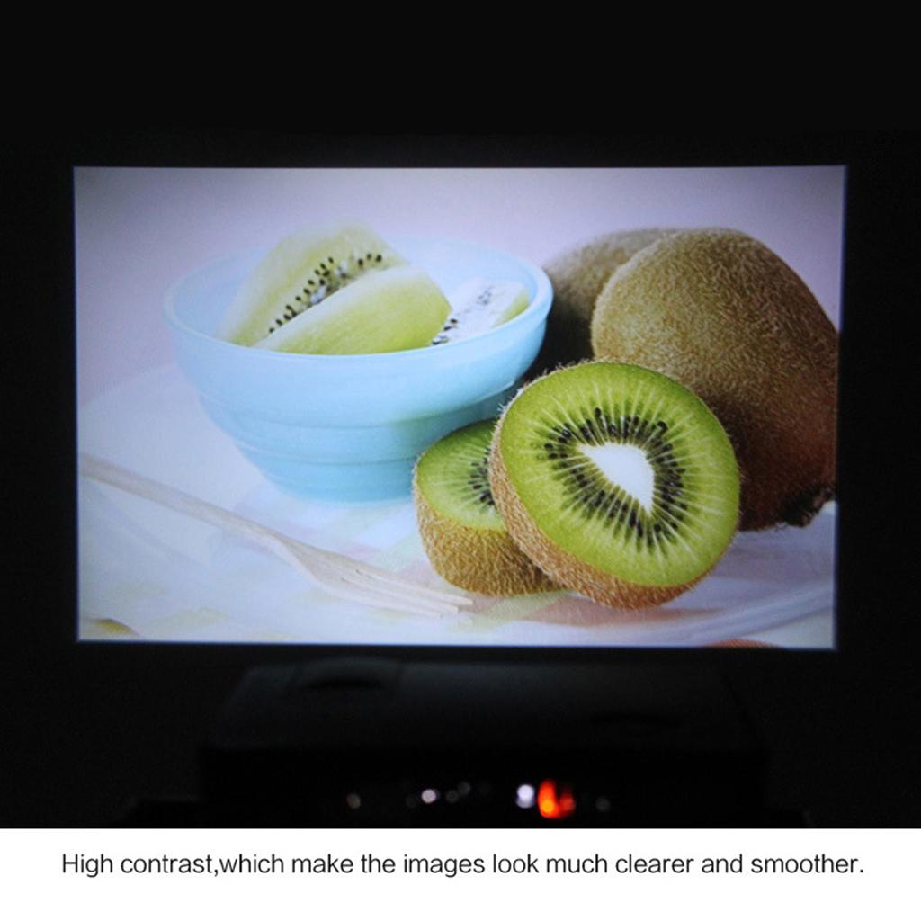 LED Home Theater Cinema HDMI Portable HD Projector Entertainment US Plug